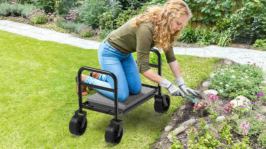 The Ultimate Garden Companion: A Smart Rolling Garden Stool for Effortless Gardening