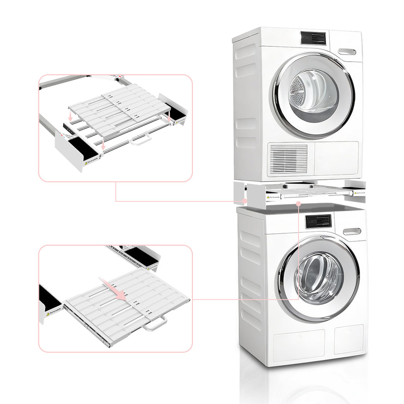 NIUXX W519A stacking kit intermediate frame with extendable towel rail