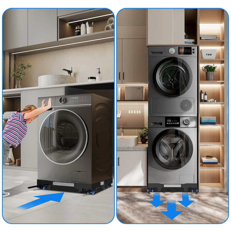 Heavy-duty washing machine base supporting up to 400kg