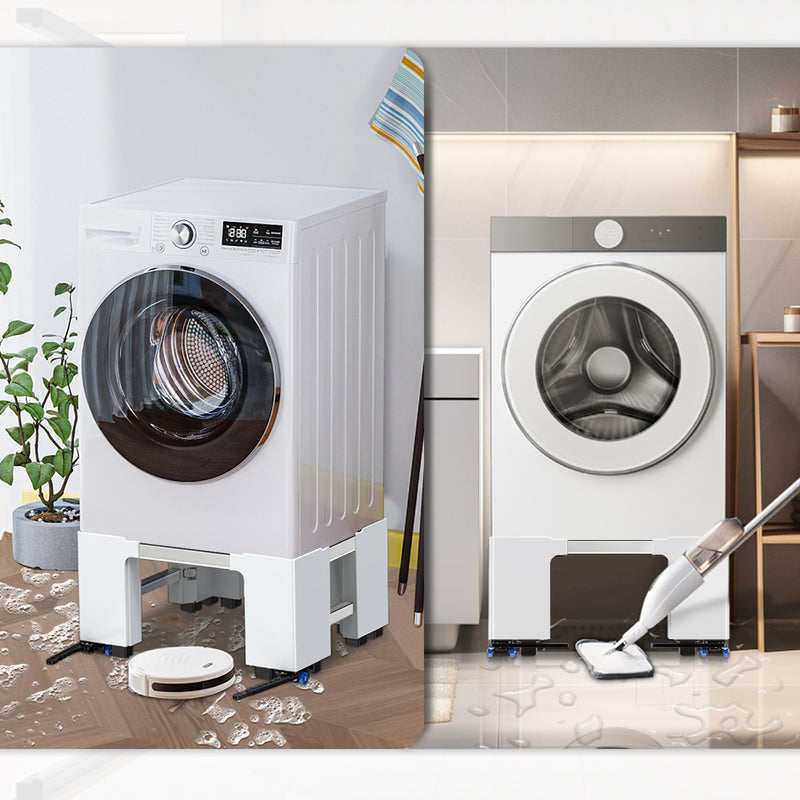 Heavy-duty wheels for moving washing machine stand