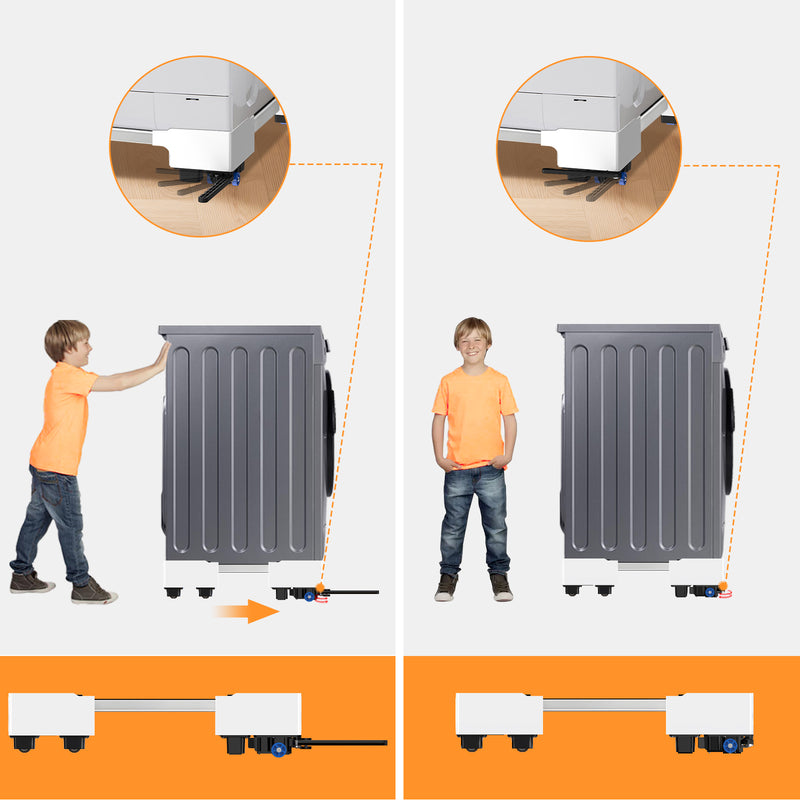 Dimension diagram showing 40 x 8.5 x 40 cm footprint