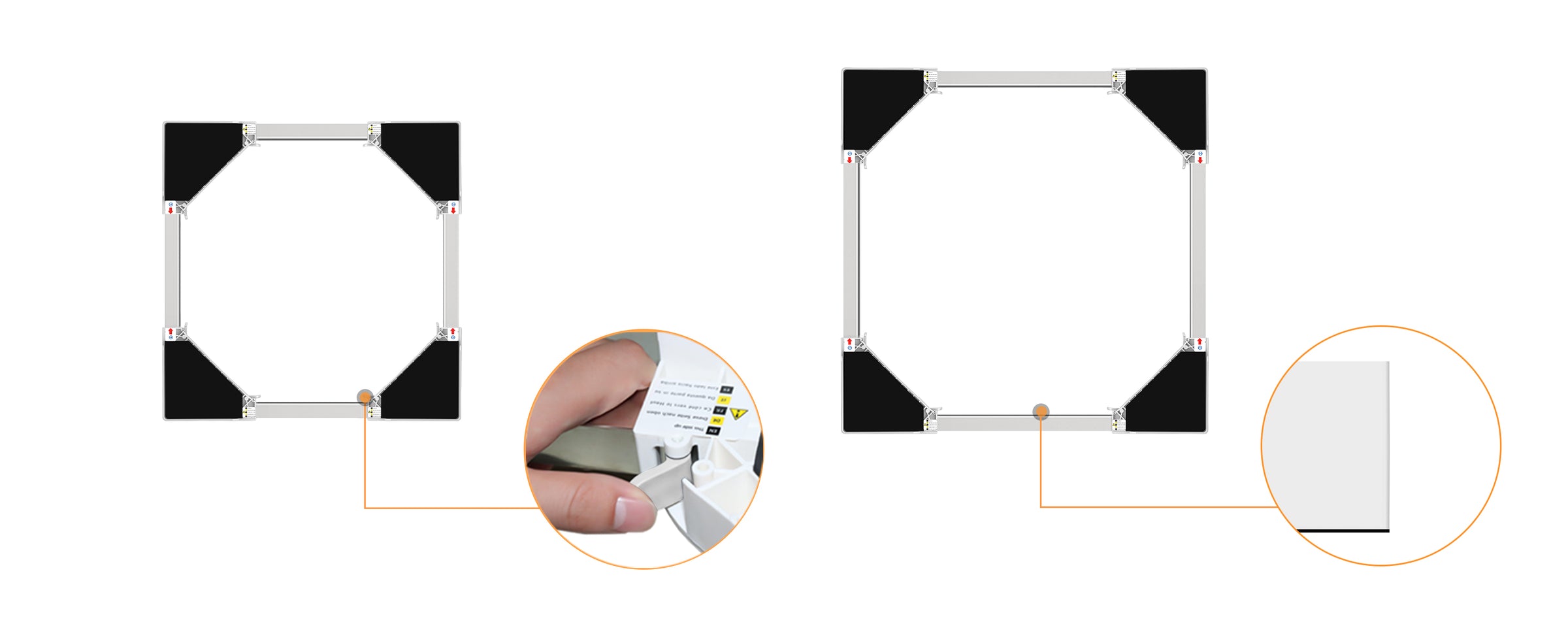 Adjustable Trolley Mobile Stand with Storage