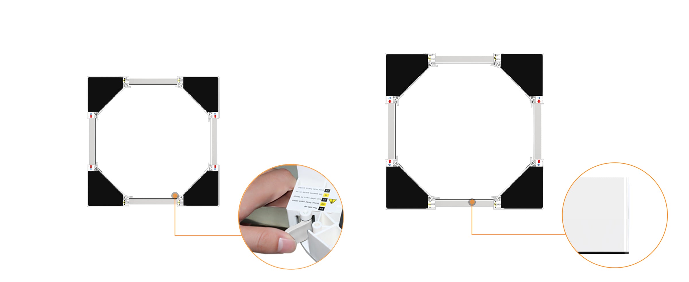 Adjustable Trolley Mobile Stand