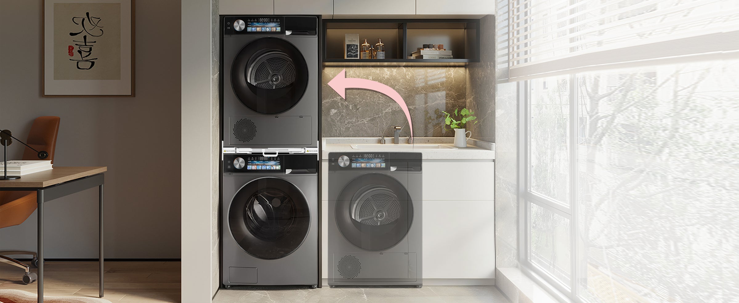 Washing Machine Base Stacking Kit