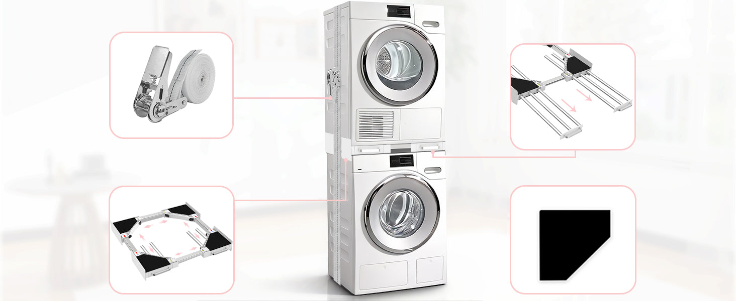 Manual Washer and Dryer Stacking Kit