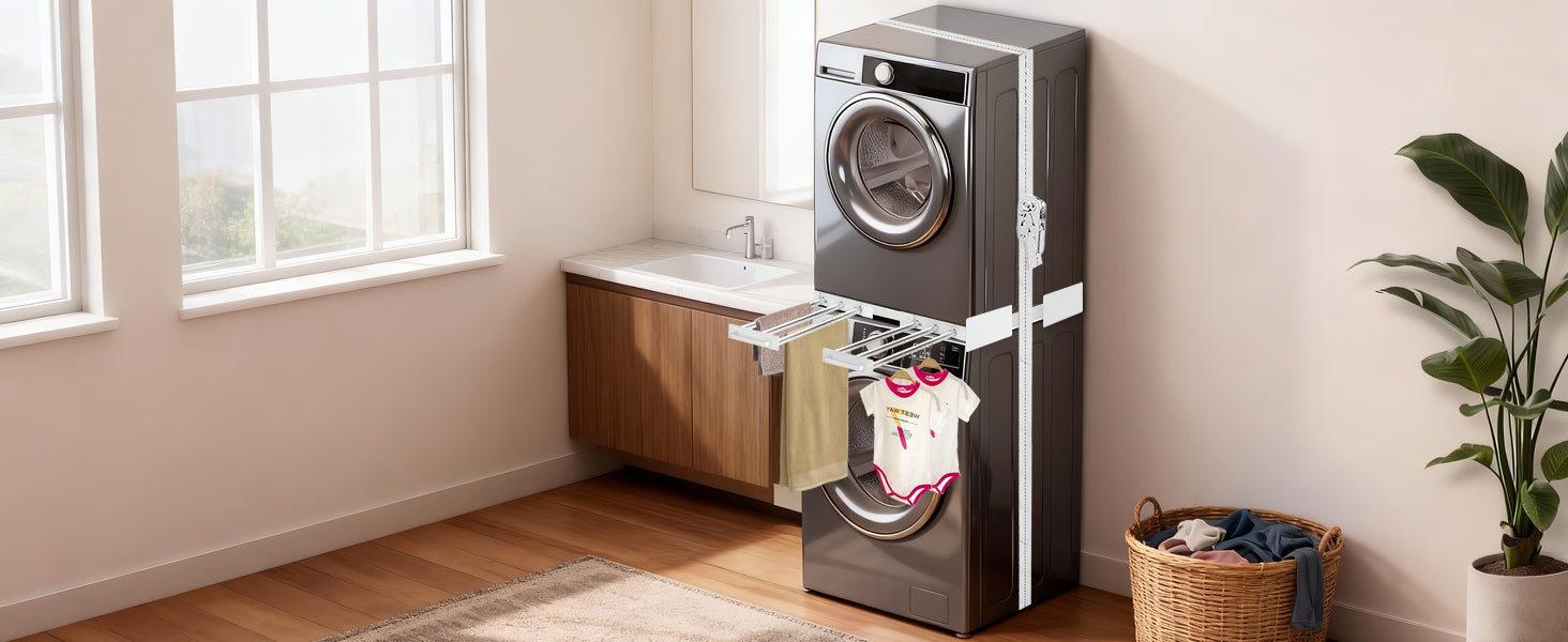 Manual Washer and Dryer Stacking Kit