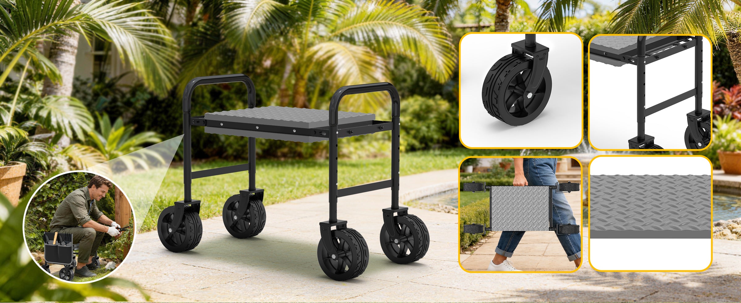 Garden Kneeler and Seat