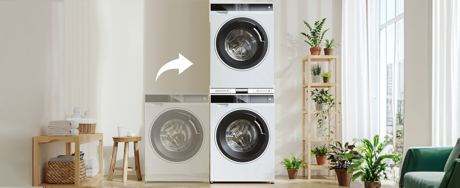 Manual Washer and Dryer Stacking Kit