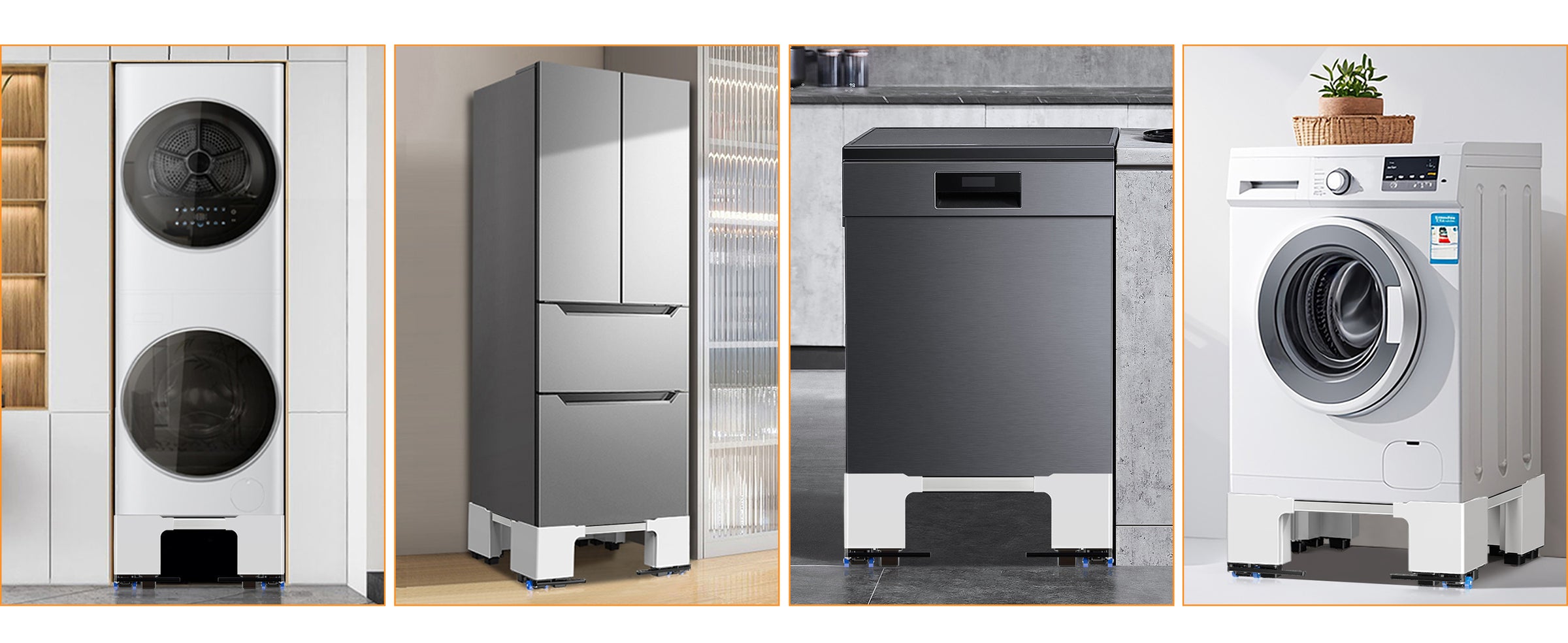Two-Tier Washing Machine Base