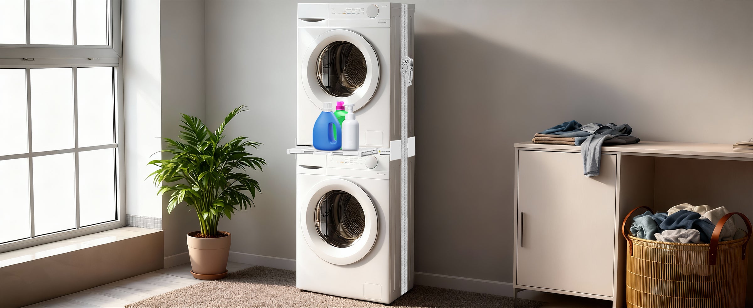 Washing Machine Base Stacking Kit
