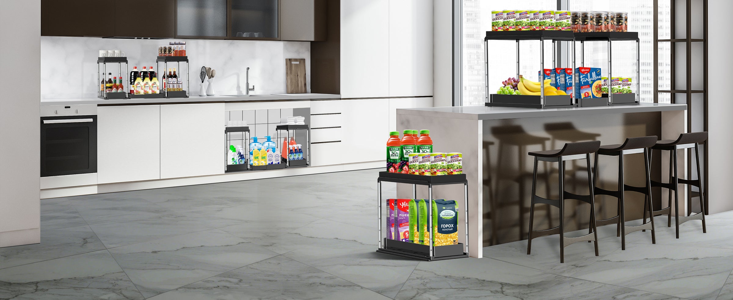 Kitchen Storage Shelves