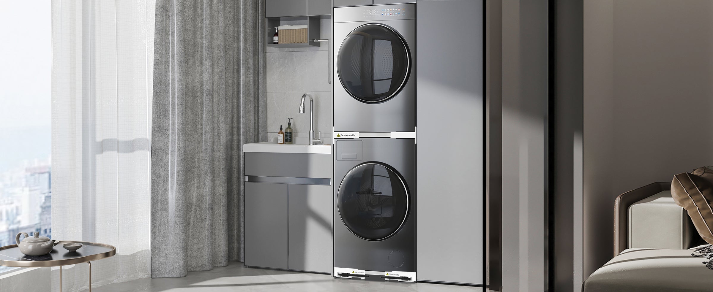 Holder for Dryer and Washing Machine