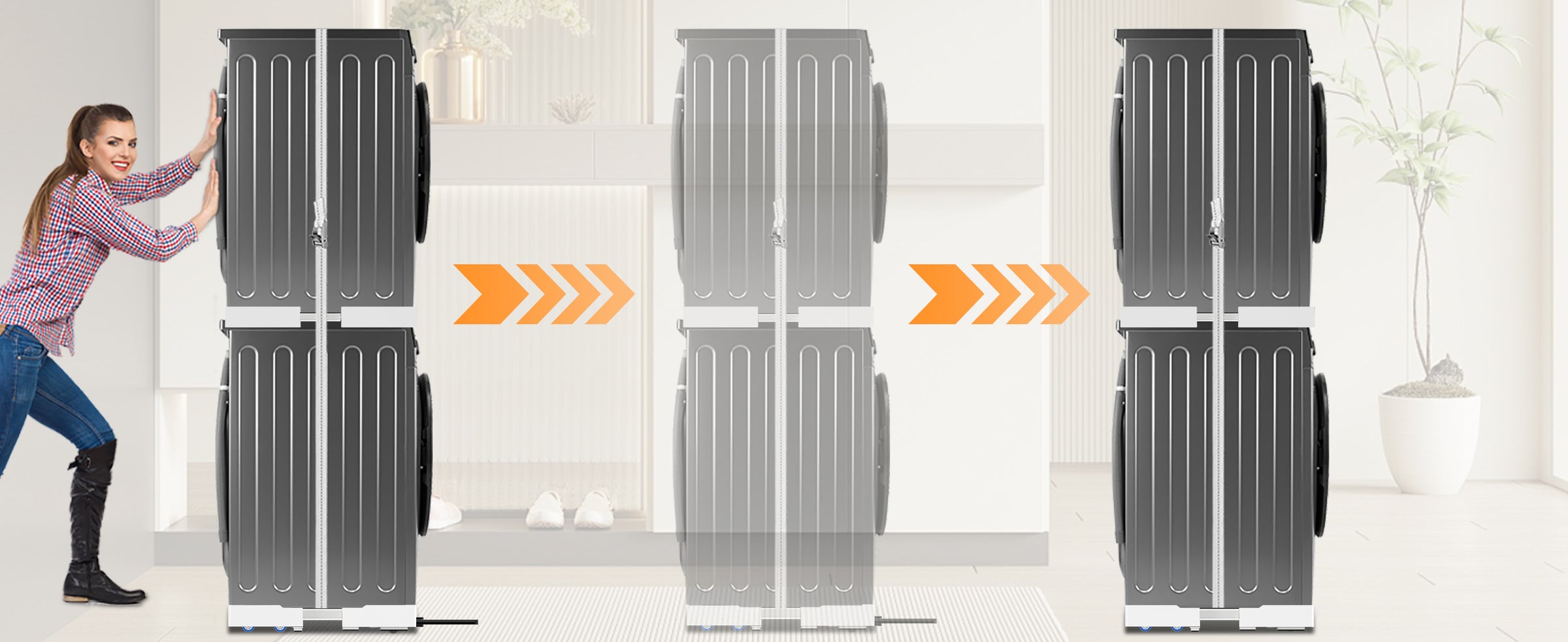 Holder for Dryer and Washing Machine