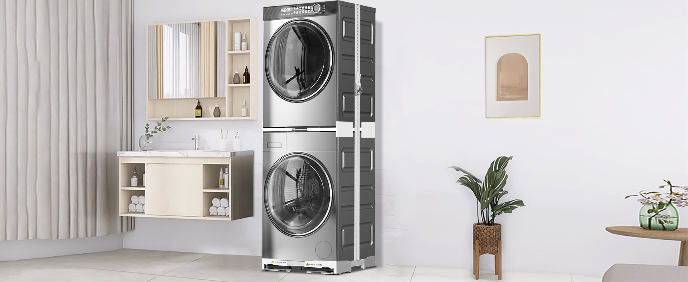 Holder for Dryer and Washing Machine