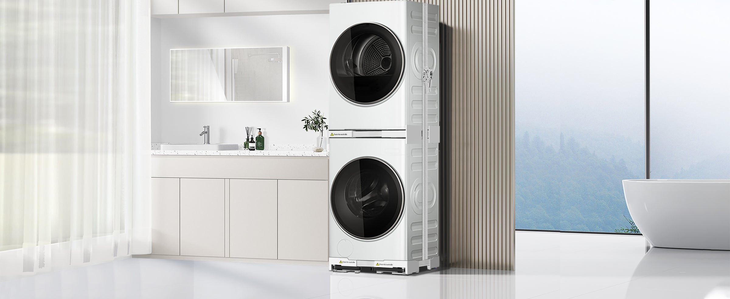 Holder for Dryer and Washing Machine