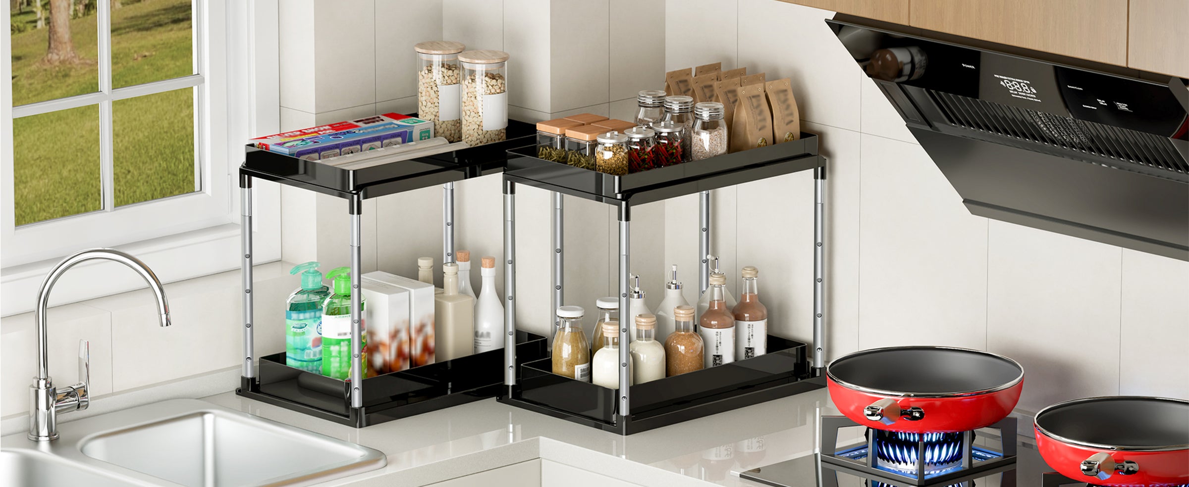 Kitchen Storage Shelves