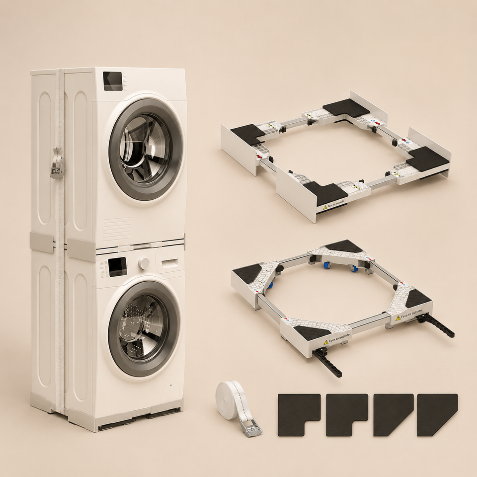 Washing Machine Stand with Wheels